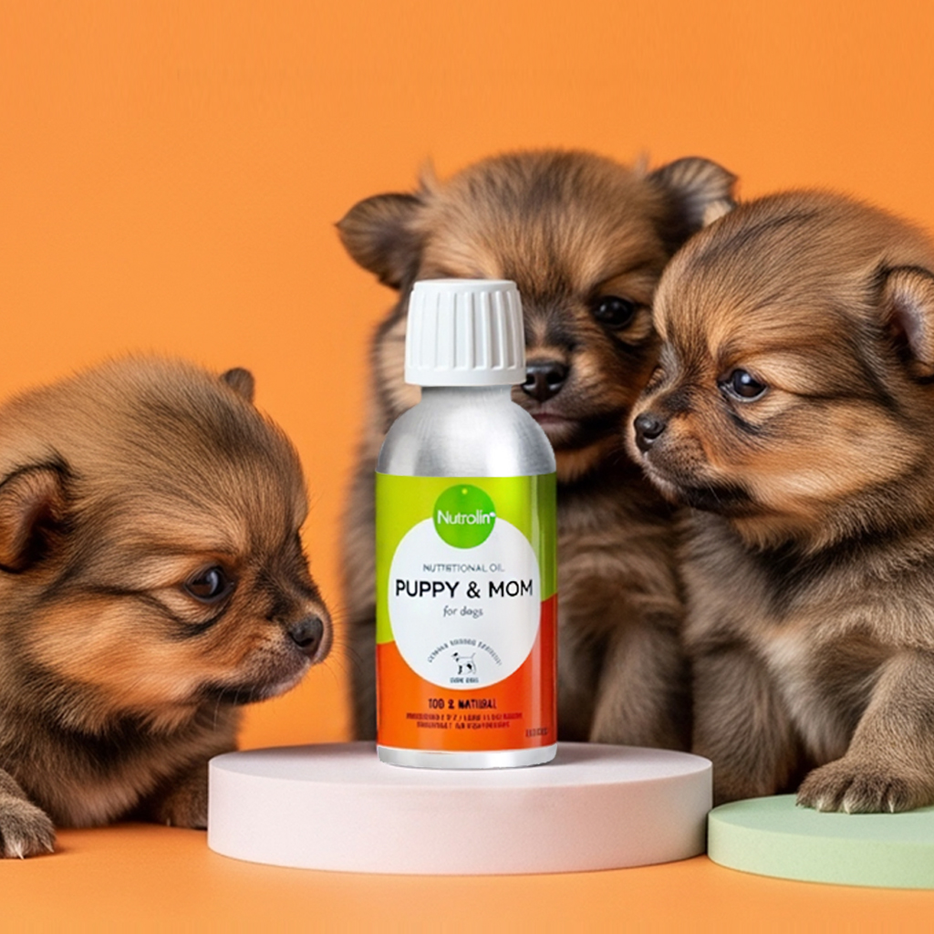 강아지 임신견 영양제 알러지 반려견 핀란드 오메가3 뉴트롤린 퍼피앤맘 150ml - 메인 이미지