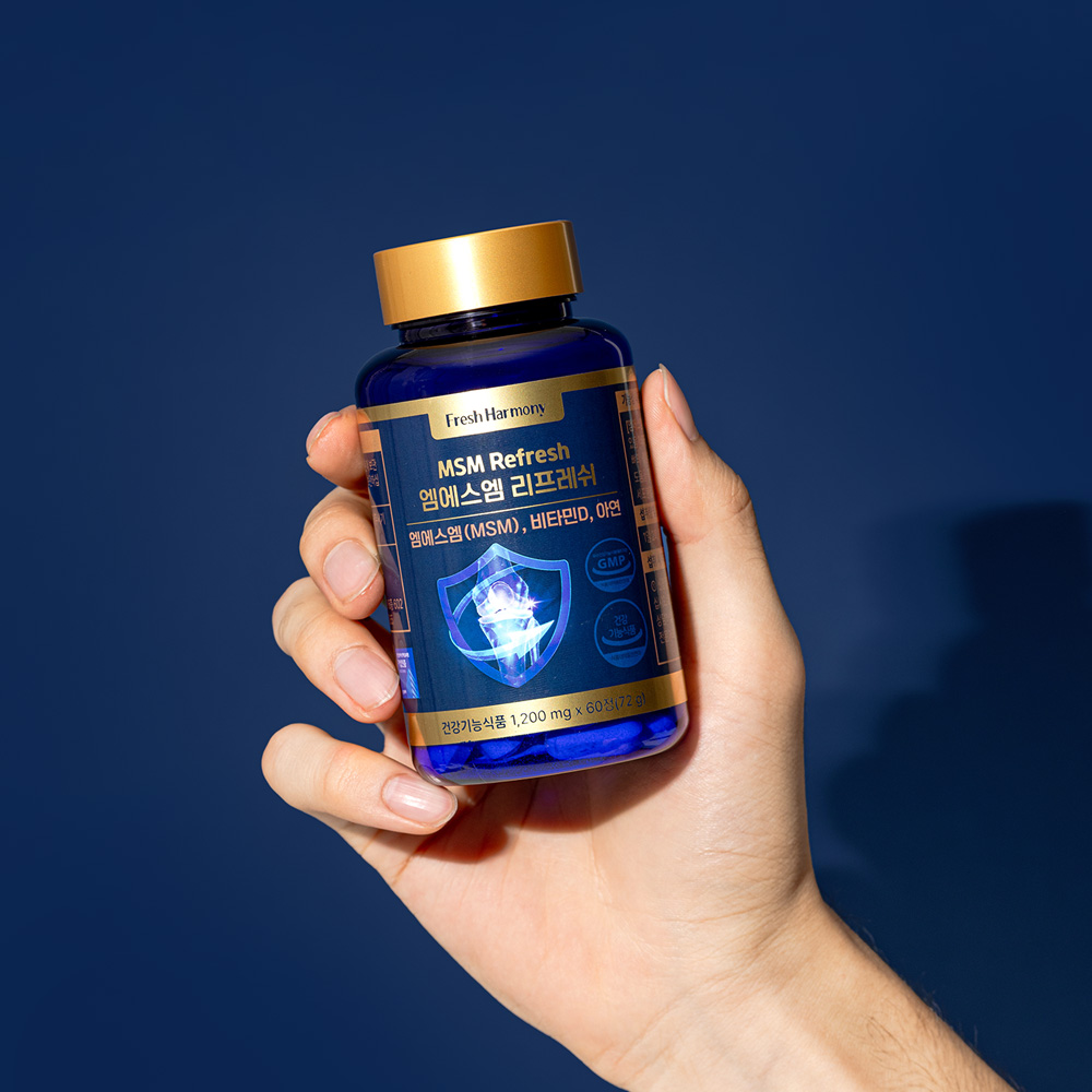프레쉬하모니 엠에스엠 리프레쉬 OPTI 옵티 MSM 관절 연골 엠에스엠 60정, 1개 이미지 4