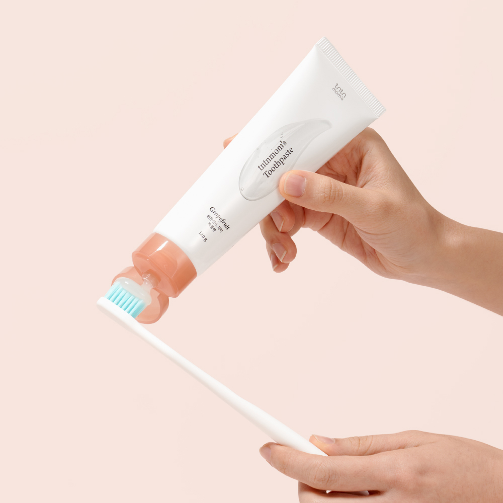 튼튼맘스 무불소 순한 비건 임산부치약 (자몽향) 120g 2개 이미지 8