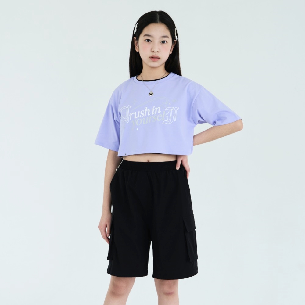 더데이걸 반짝반짝 크롭 나시세트 TGRA24313 - 상품 이미지