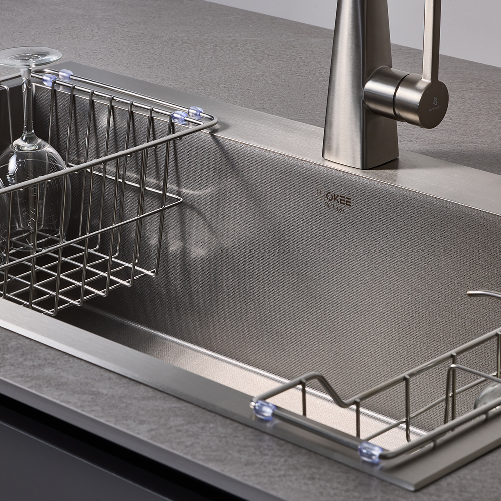 OKEE 벨라고 ESQL880 엠보 코팅 사각싱크볼 하이브리드엠보 리뉴얼