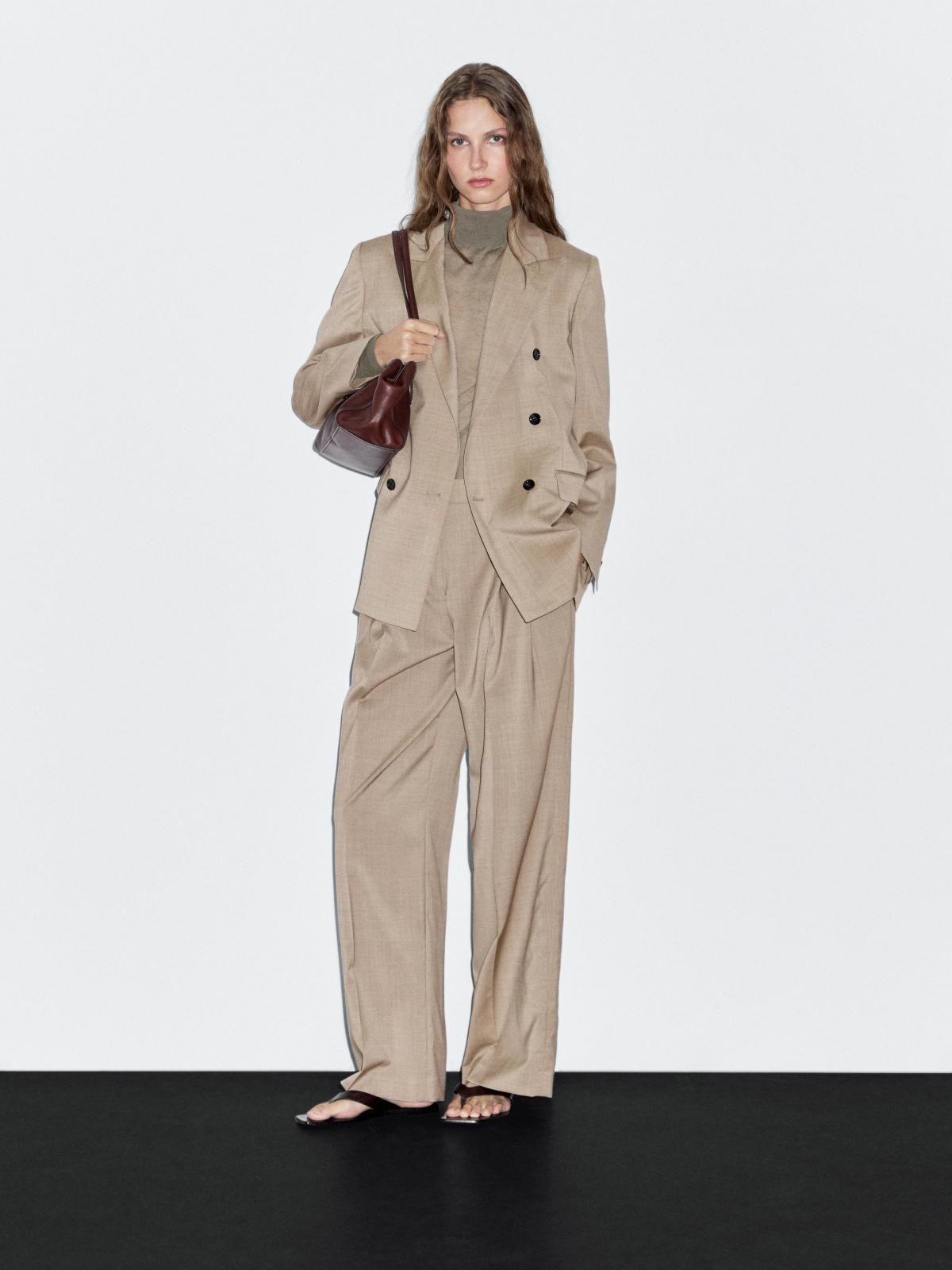 마시모두띠 프리미엄 울 더블브레스트 블레이저 6032/681 BEIGE 이미지 6