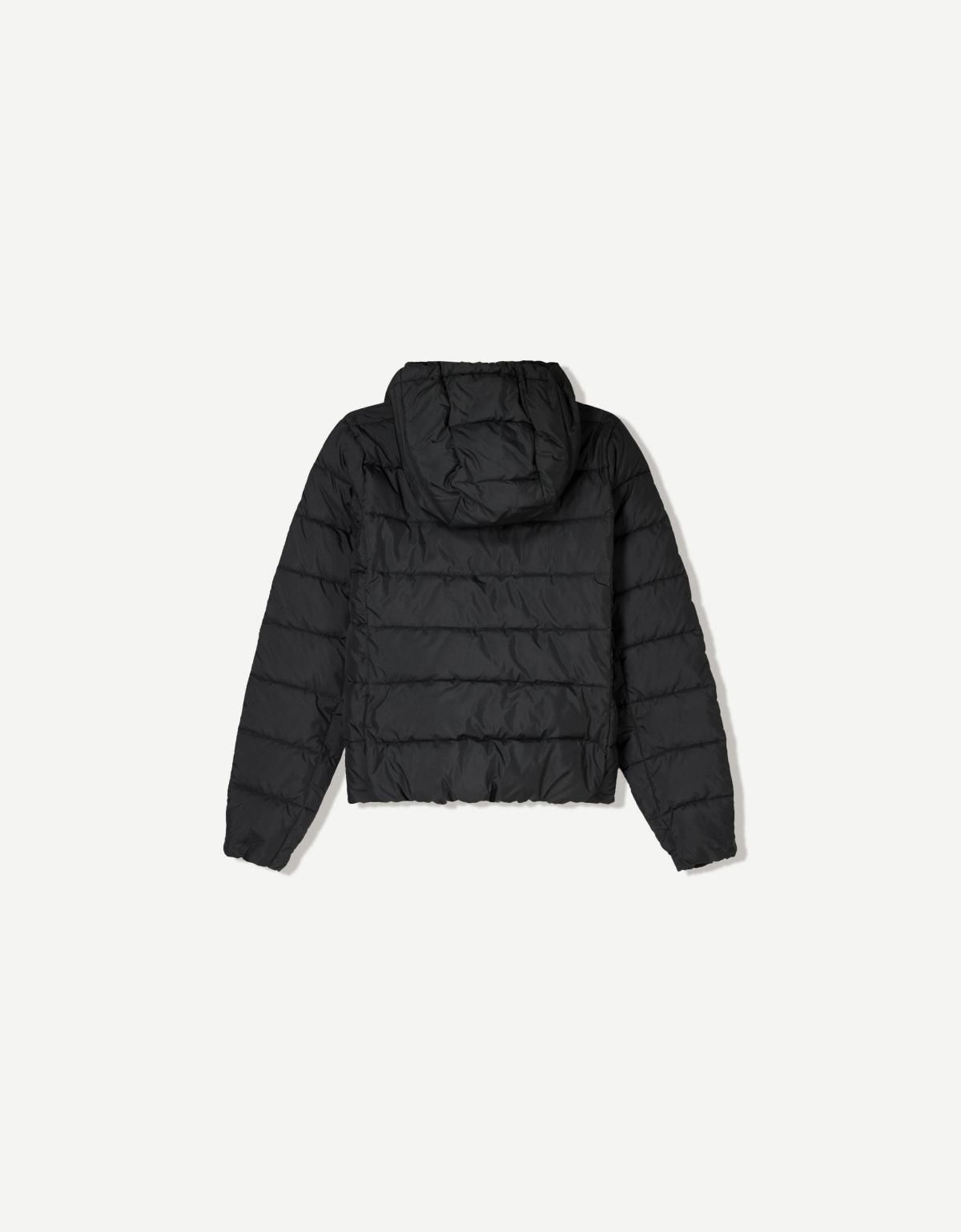 버쉬카 라이트 경량 패딩 후드 숏패딩 1441/701 BLACK - 상세 이미지 2