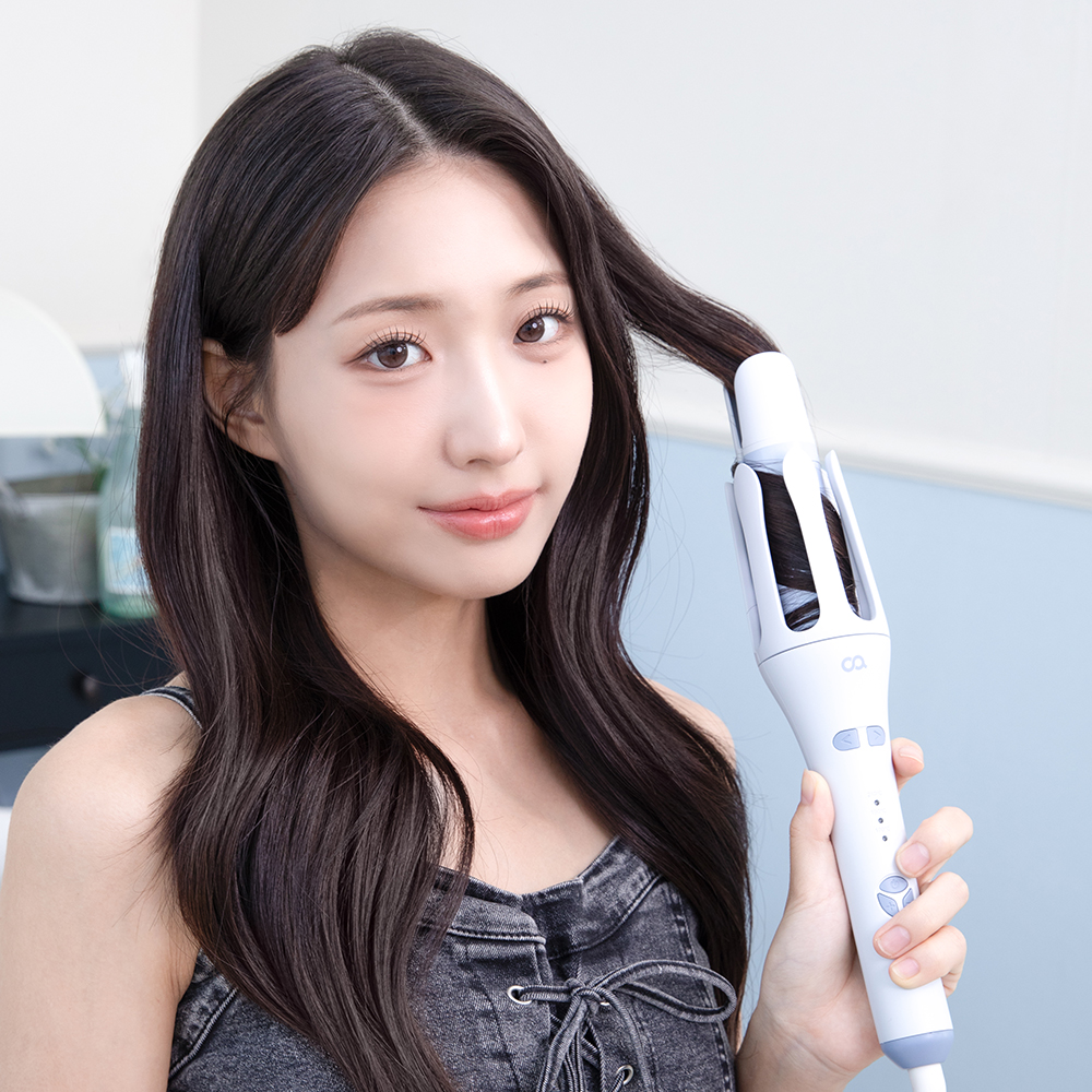 오아 오토 고데기 36mm 자동 회전 봉고데기 웨이브 아이롱 롤링 고대기