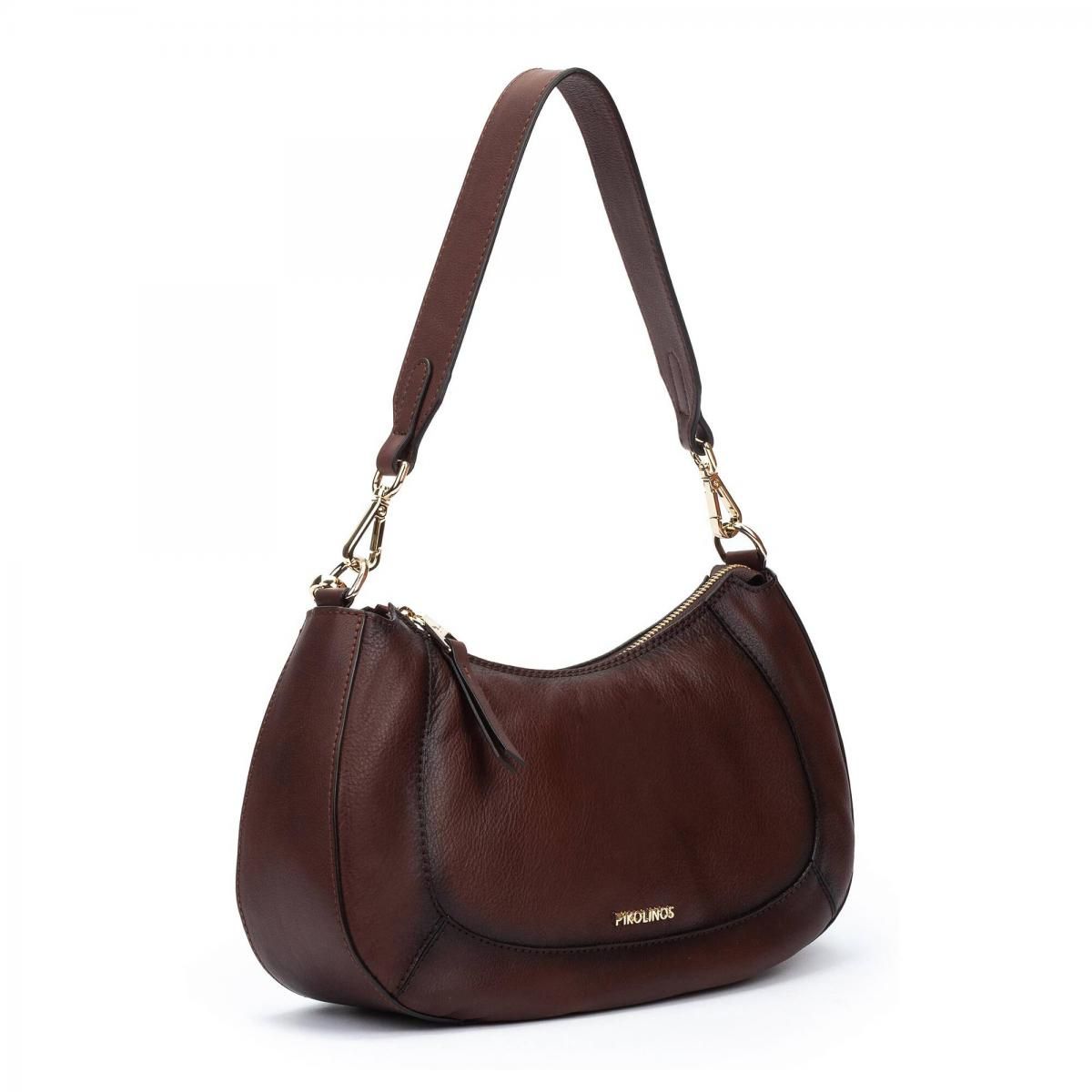 피콜리노스 데일리 소프트 텍스타일 브라운 호보백 ARES WHA-663C1 CAOBA - 상세 이미지 2
