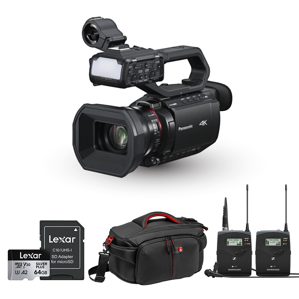 파나소닉 AG-CX20 4K 캠코더 핀마이크 마스터 패키지 EW112p - 상품 이미지