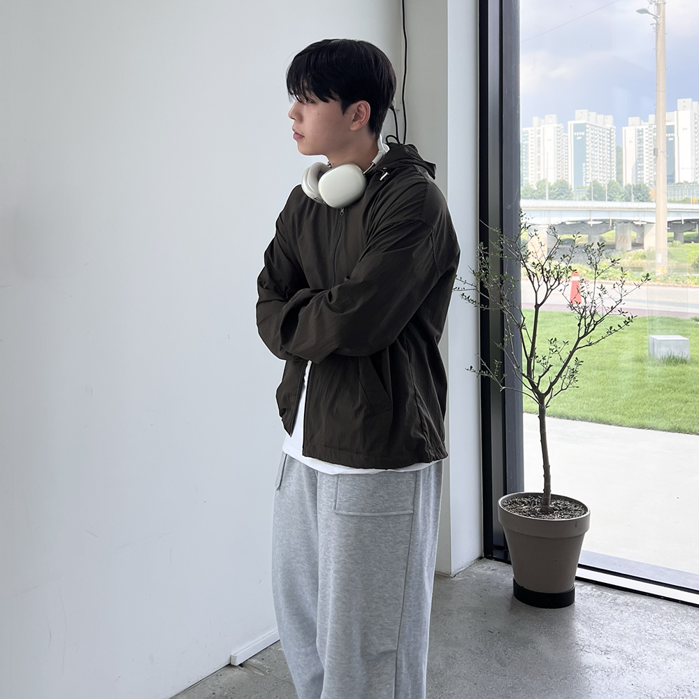 러닝바람막이 나일론바람막이 고프코어바람막이 - 상세 이미지 4