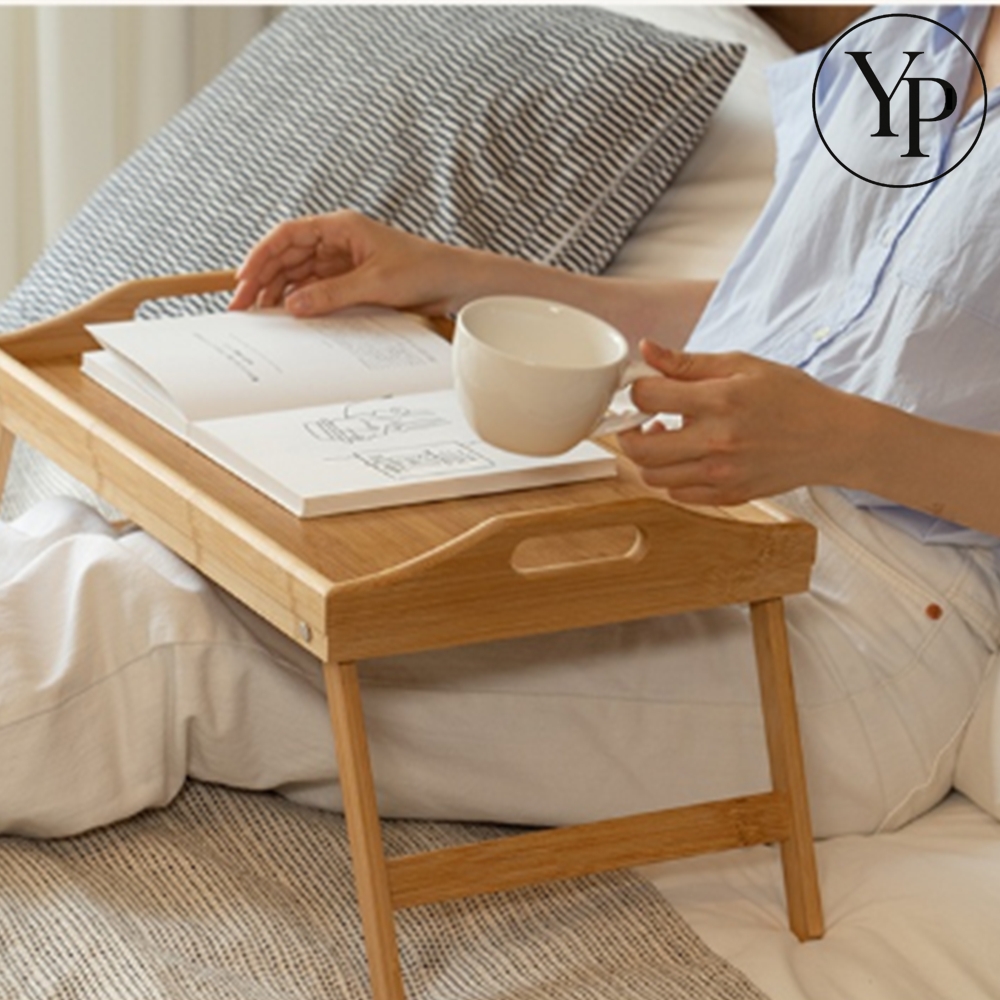책읽는 테이블 독서 트레이 디저트 찻잔 나무 다과 접이식 원목 미니