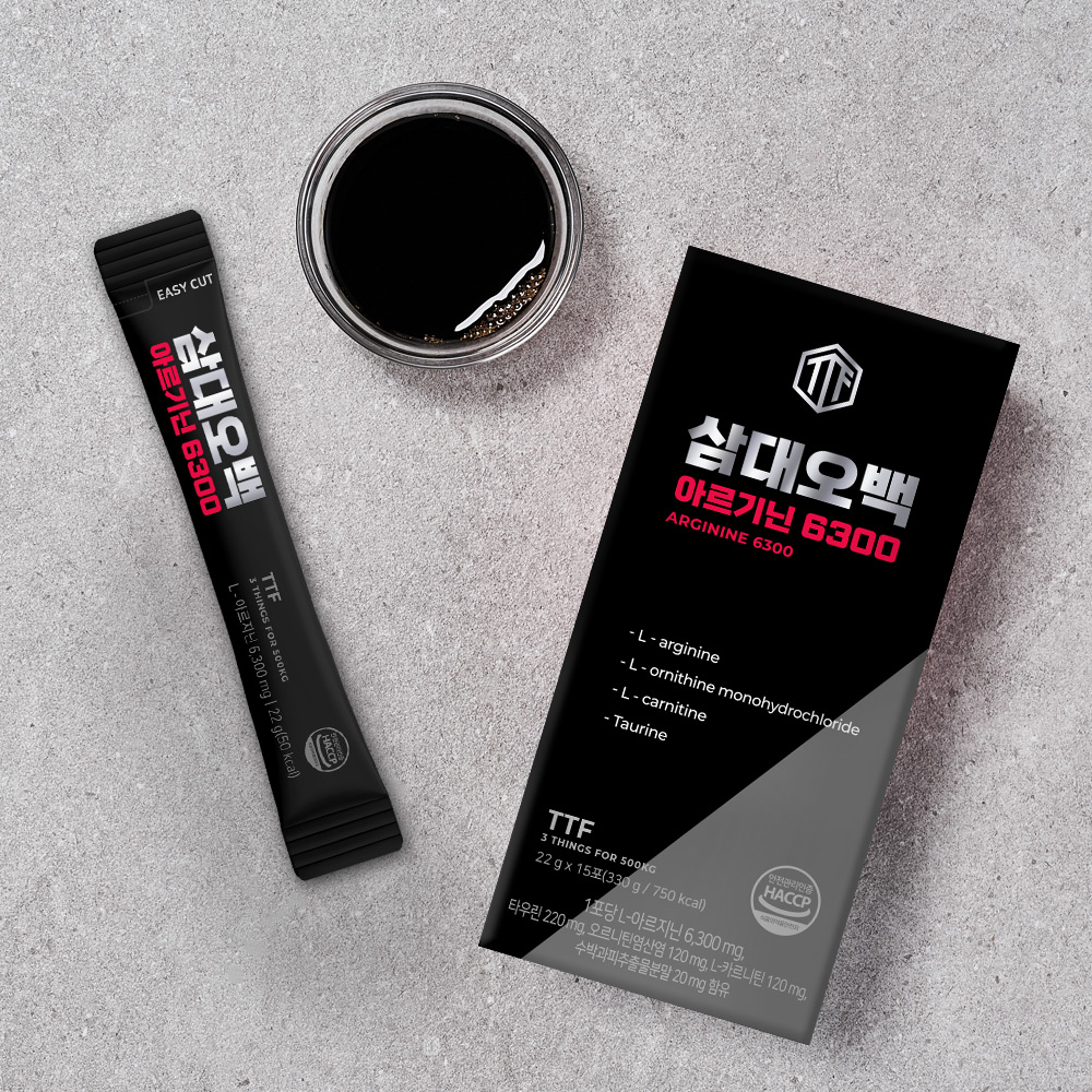 [1+1] 삼대오백 아르기닌 6300 15포, 2개 이미지 3