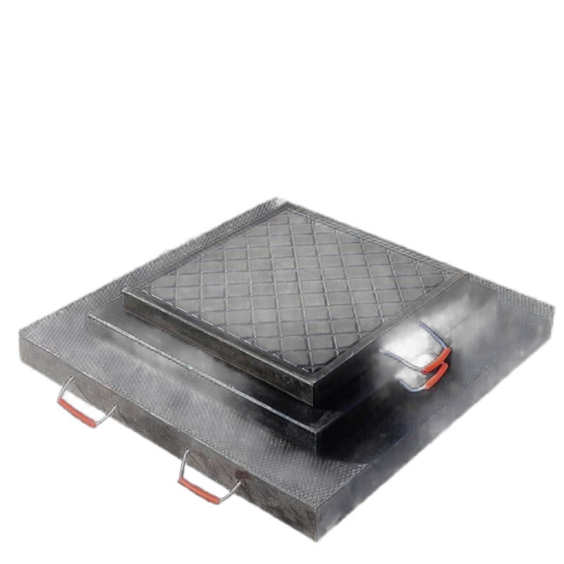 크레인발판 아웃트리거 크레인 펌프카 빅풋 화물차 받침목 500x500x50mm 20-25t - 상품 이미지