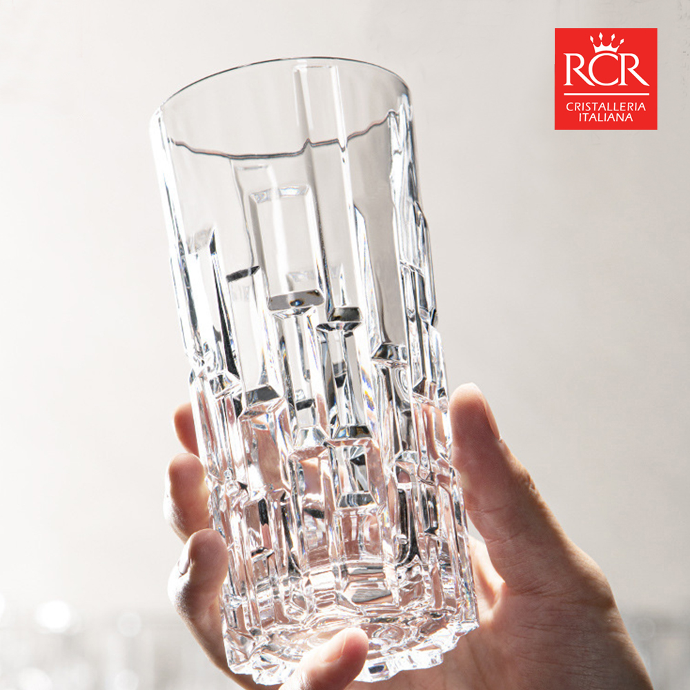 RCR 크리스탈 위스키잔 고급 술잔 선물세트 6P 340ml, 6개, 에트나 하이볼잔