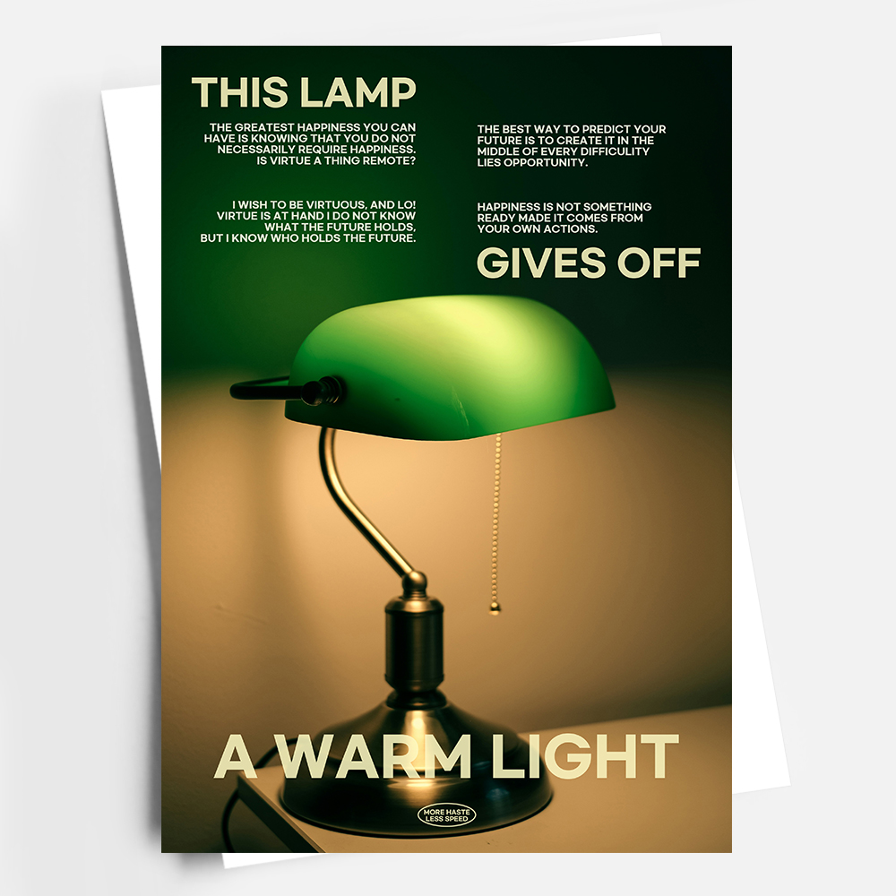 아트포스터 미드센츄리 포스터 액자 사진 Lamp F A4 - 상세 이미지 4