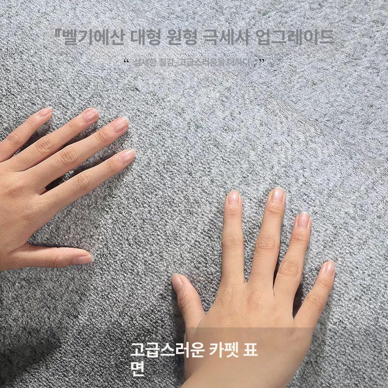거실대형패드 카페트 바닥 방음 특대형 대형패드 북유럽 사계절 옵션 1 80x120cm 버전 방수 미끄럼 - 상세 이미지 2