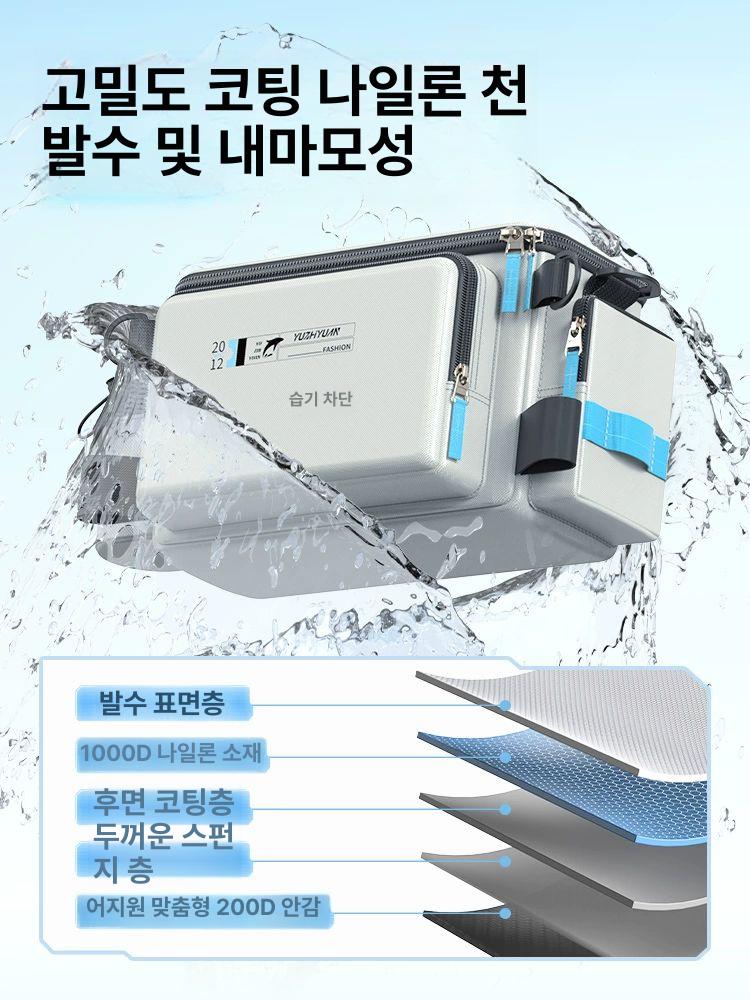 낚시 가방 루어 백 야외 선상 휴대용 수납력 경량 휴대용 소형 노출 가방 - 상세 이미지 4