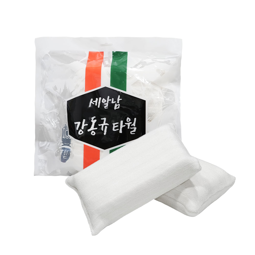 세알남 강동규타월 실내세정코팅패드 2매입 테리 멀티 어플리케이터 자동차 쓱싹 - 메인 이미지