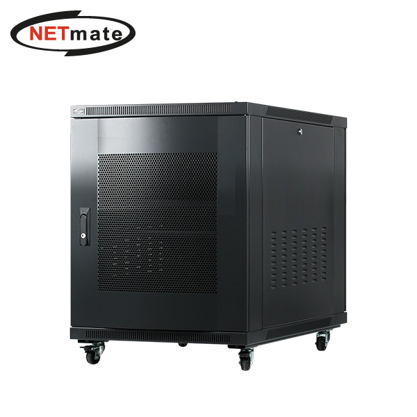 강원전자 넷메이트 타공문 서버랙(블랙) NM-S750PD(BLACK)