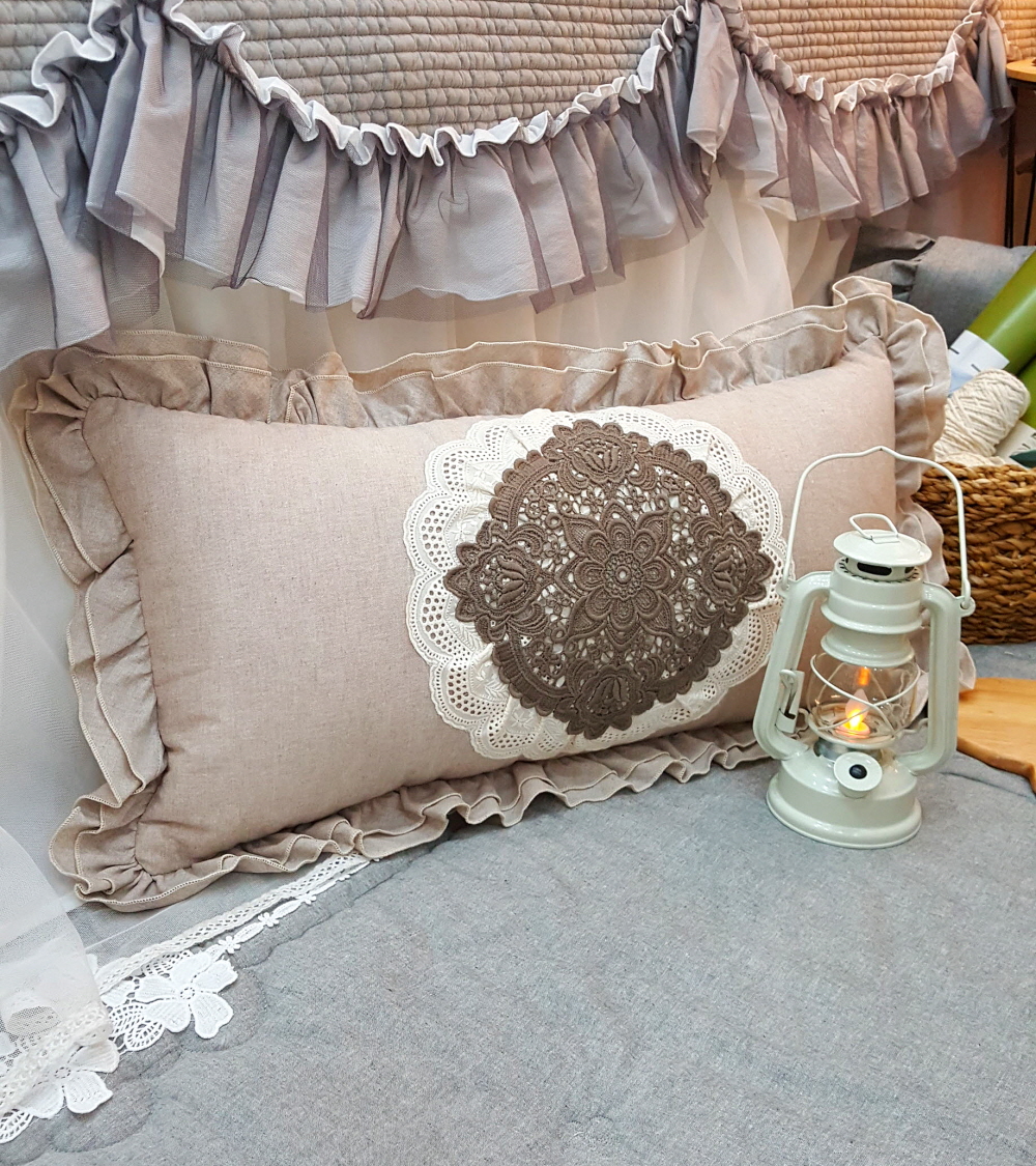 순면 프릴 쇼파패드 3인용 4인용 돌쇼파 매트 맞춤