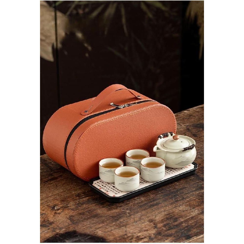 차주전자 찻잔세트 보이차 중국 다기세트 부죽 차주전자 + 찻잔2개 250ml