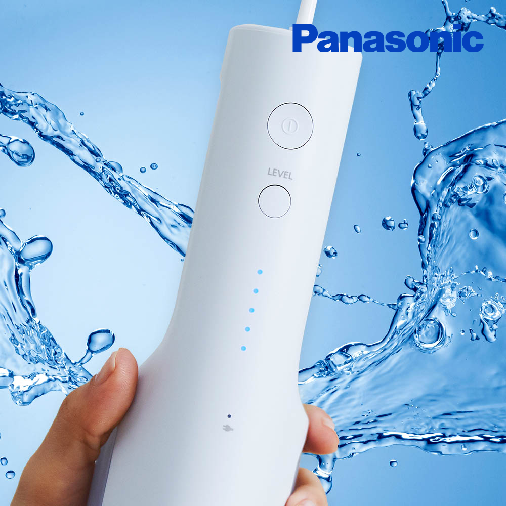 파나소닉 휴대용 무선 구강세정기 치아 물치실 칫솔 교정 보철 치간 세척기 EW-DJ26