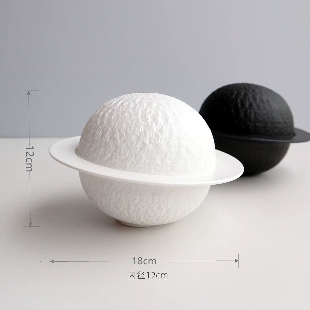 현무암재질 드라이아이스 접시 오마카세 일식 일식집 그릇 중형 화산석 공 12cm+구리 격판 - 상세 이미지 2