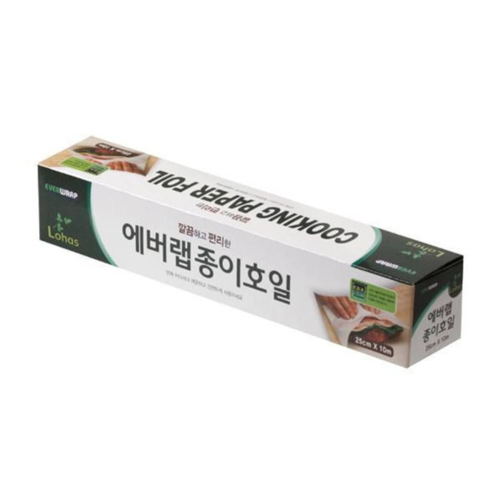사업자용 박스상품에버랩 종이호일 25cm x 5m 50개 롤타입 쿠킹호일 크린랩 크린백 - 상세 이미지 4