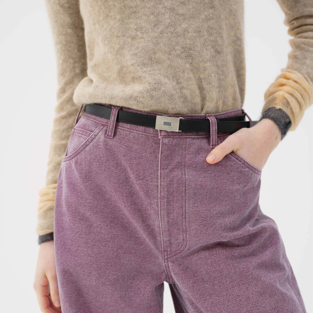 오라리 우먼즈 벨트 SLIDE BUCKLE BELT - 상품 이미지