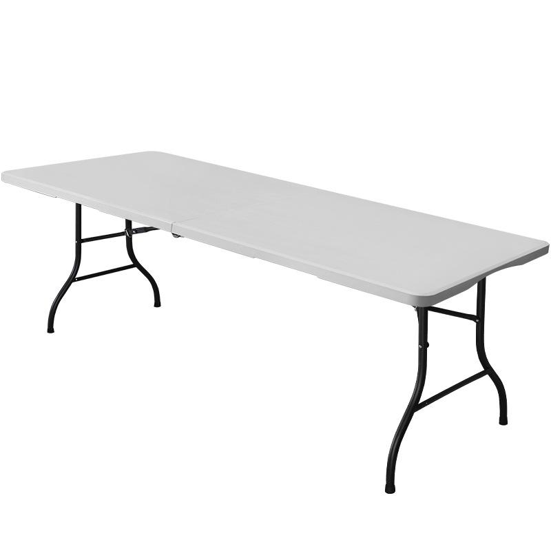 긴 접이식 테이블 1800 2400 행사용 행사 휴대용 야외 이동식  화이트-테이블 비접이식 1.22m
