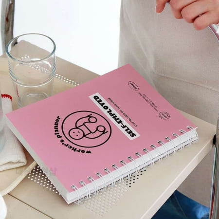 대운샵 자영업자 플래너 일하는 사람 6개월 만년형 다이어리 데일리플래너 하루할일체크리스트 스케줄러 스케줄관리