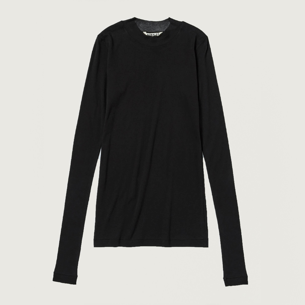 오라리 우먼즈 긴팔티 SUPER HIGH GAUGE SHEER RIB L/S TEE - 상세 이미지 2