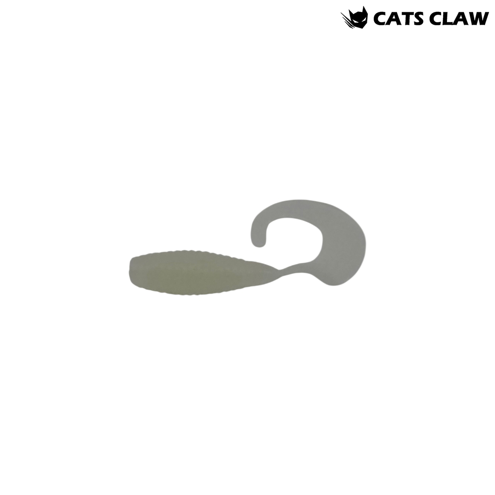 캣츠크로우 씨그럽 우럭웜 광어캐스팅 배스웜 002 글로우, 4.3cm(1.7인치) - 메인 이미지