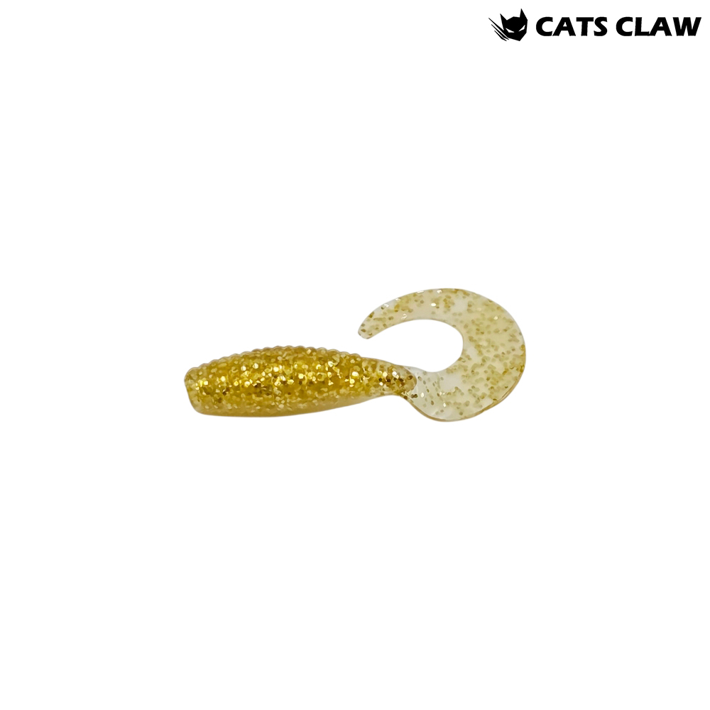캣츠크로우 씨그럽 우럭웜 광어캐스팅 배스웜 003 골드, 4.3cm(1.7인치) - 메인 이미지