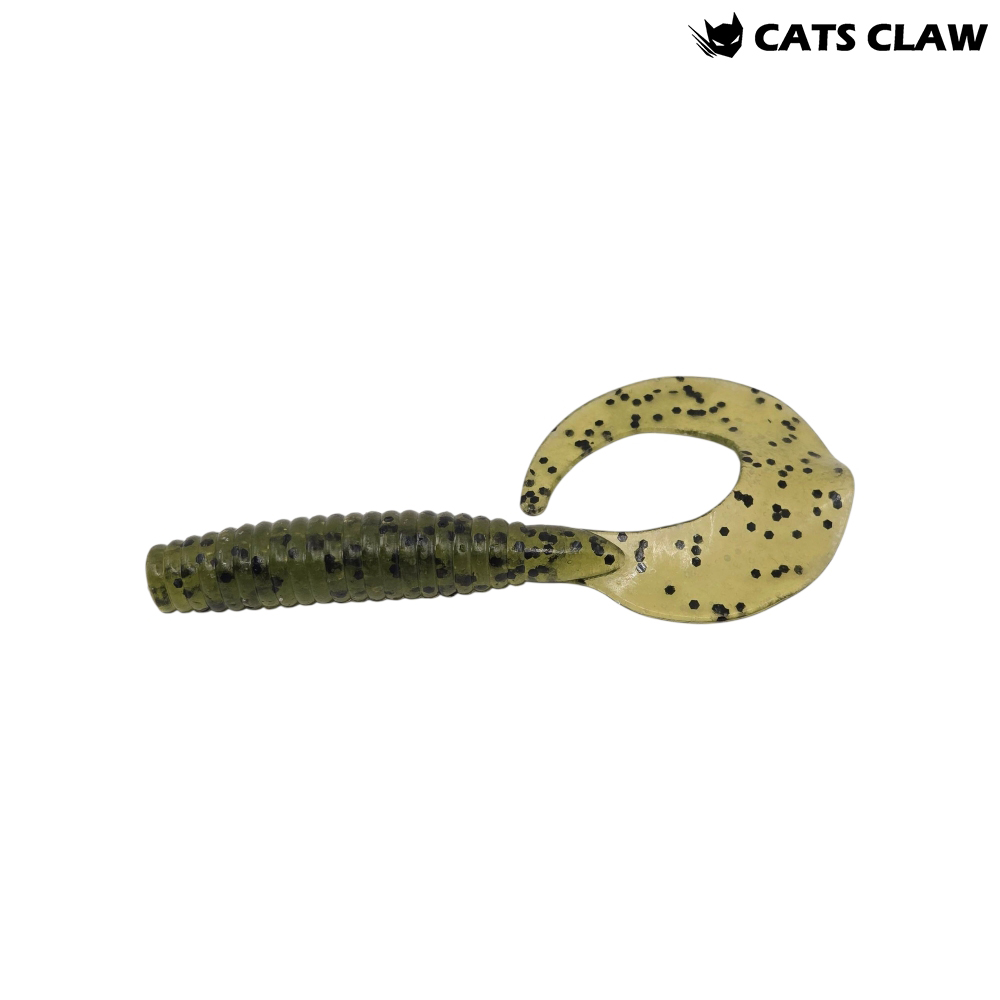 캣츠크로우 씨그럽 우럭웜 광어캐스팅 배스웜 027 워터멜론, 10cm(4인치) - 메인 이미지