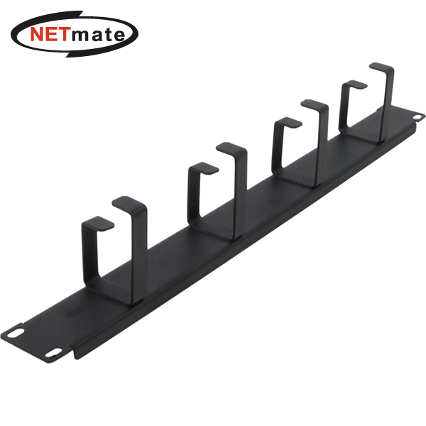 강원전자 넷메이트 허브랙/서버랙 케이블 매니지먼트 판넬(1U/블랙) CYCM-1U4SR