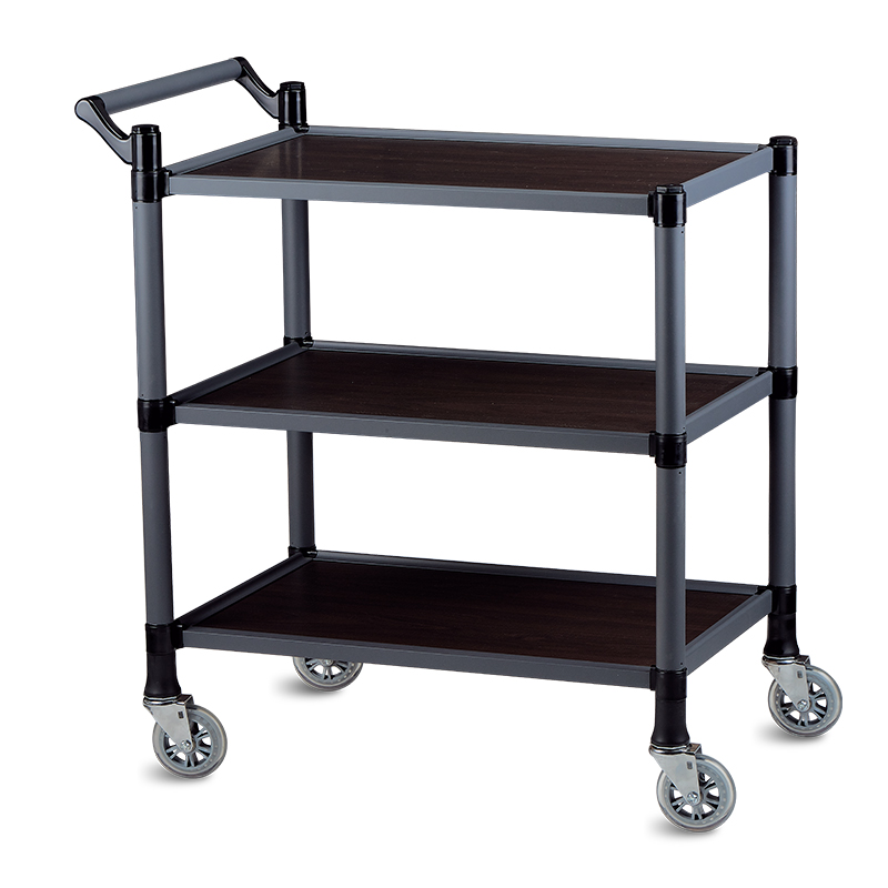 월드센스 서빙카트 식당카트 업소용 우드 프리미엄 3단 대 오레건월넛