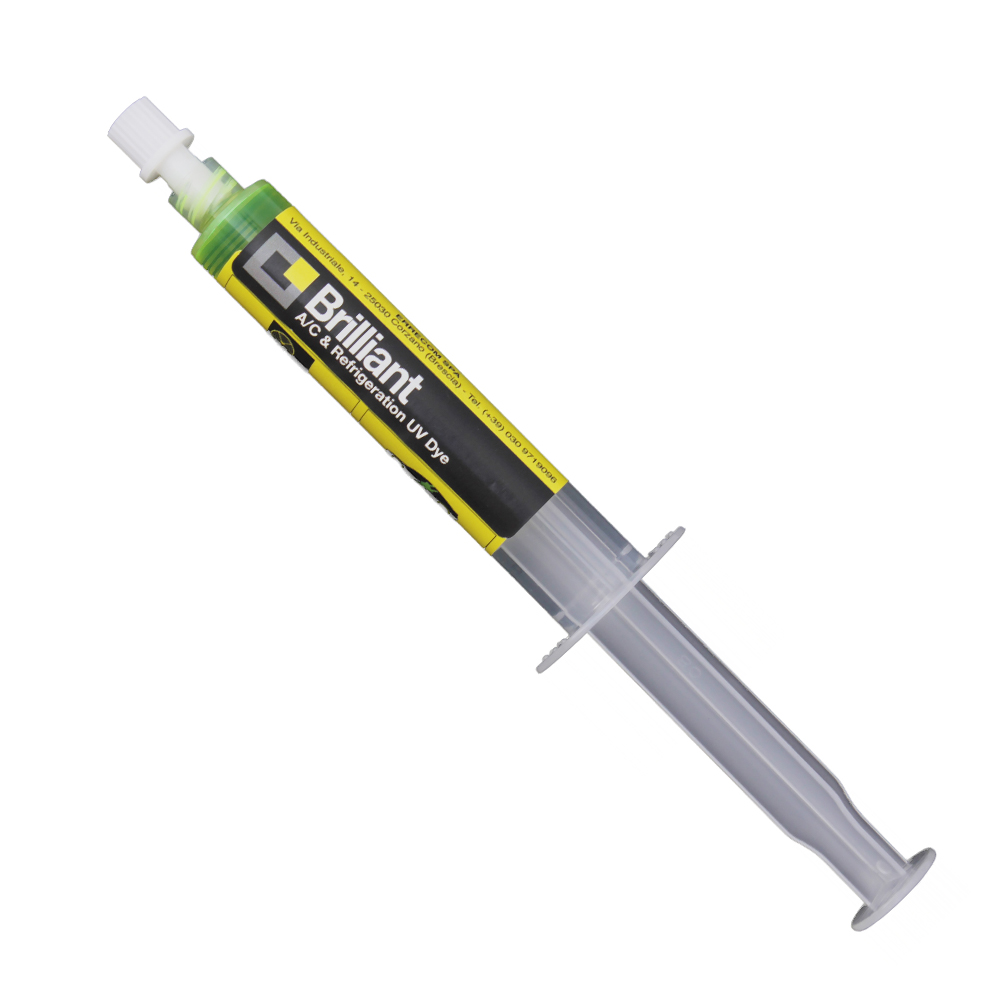 에레컴 형광액 자동차 에어컨 가스누설탐지 브릴리언트 7.5mL 12개 어댑터 포함 R134a/R1234yf 이미지 6
