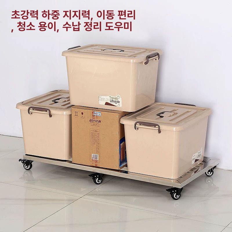 이동식 화분 받침대 바퀴 휠 카페 홈가드닝 50x80 바퀴 3브레이크 3다방향 - 상세 이미지 3