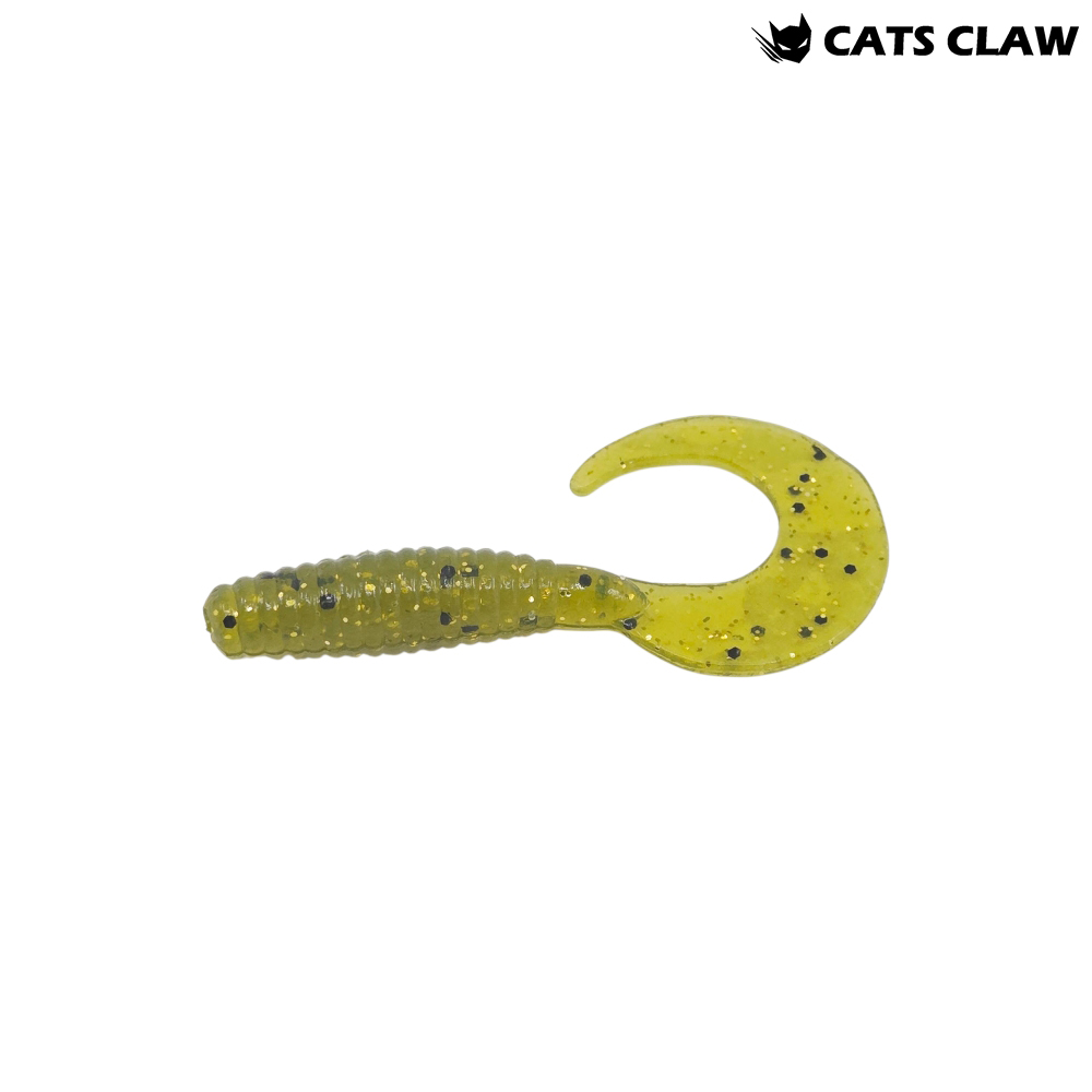 캣츠크로우 씨그럽 우럭웜 광어캐스팅 배스웜 028 워터멜론 골드, 7.6cm(3인치) - 메인 이미지
