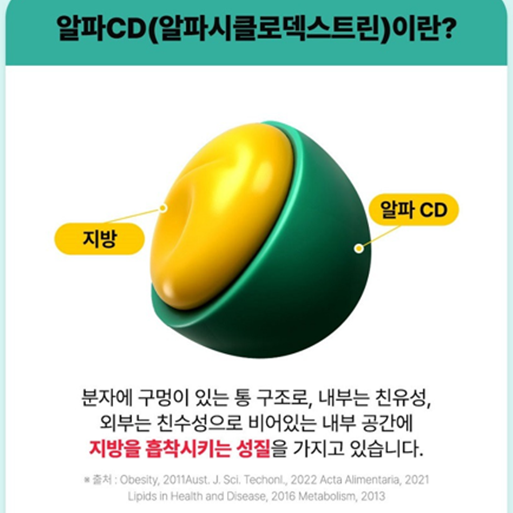 헬씨허그 알파 CD 알파시클로 덱스트린 14포 4박스 분말 가루 스틱 난소화성말토덱스트린 - 상세 이미지 5