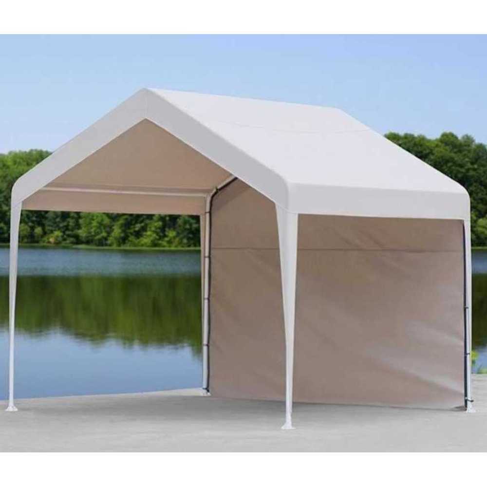 몽골텐트 캐노피 천막 장박 야외 바람막이 베이지 3x3m 한쪽면 - 상품 이미지