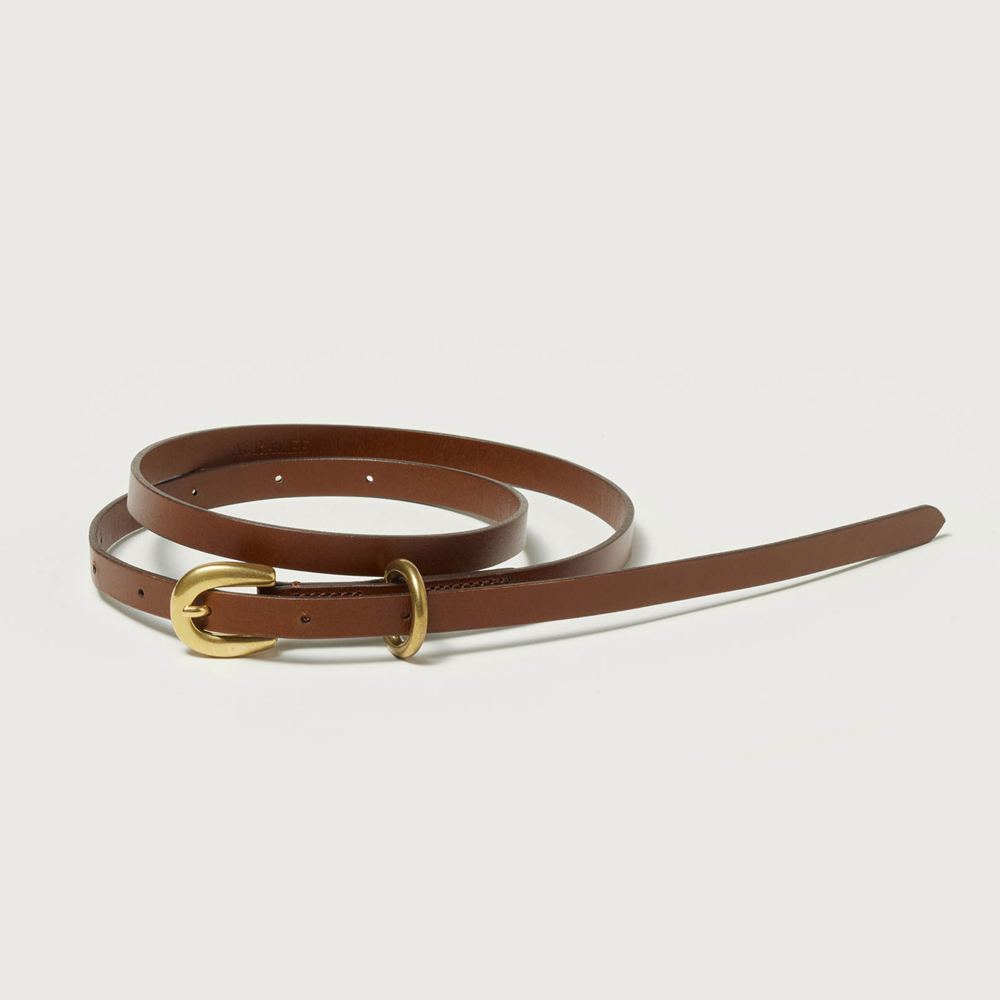 오라리 우먼즈 벨트 LEATHER NARROW BELT - 상세 이미지 2