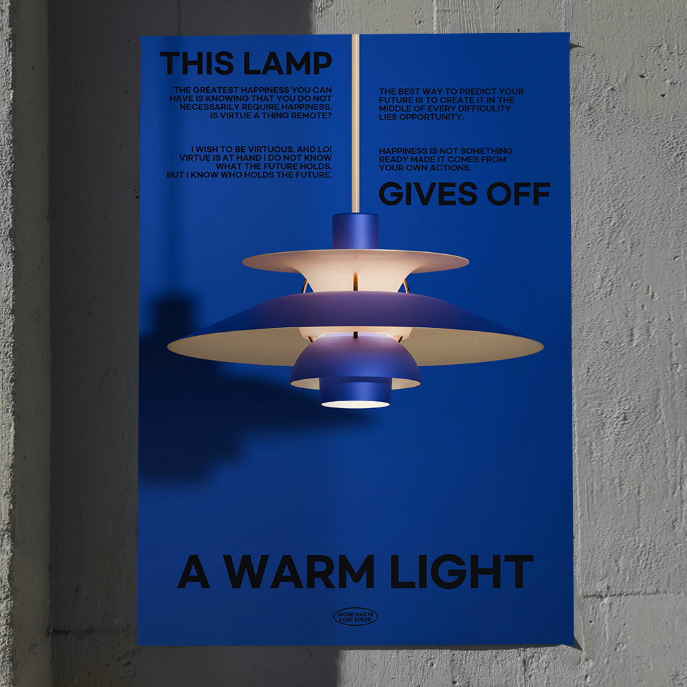 아트포스터 미드센츄리 포스터 액자 사진 Lamp B A4 - 상세 이미지 5