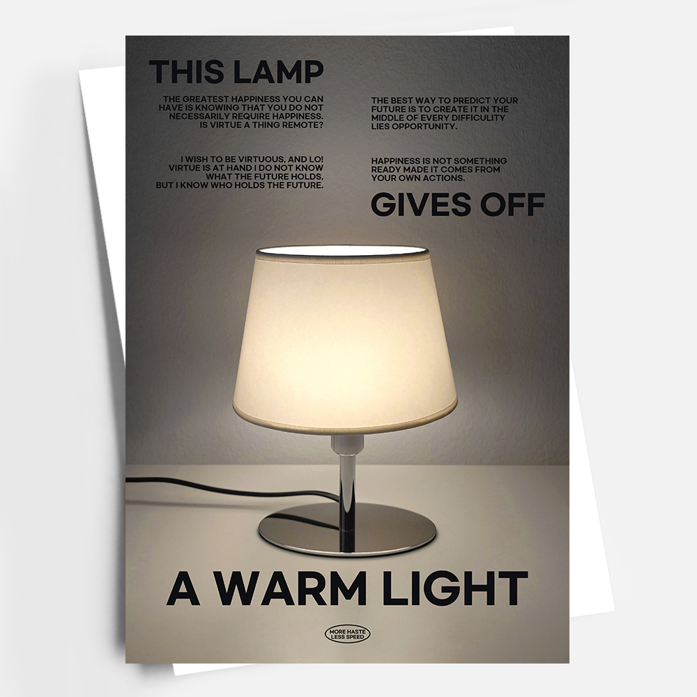 아트포스터 미드센츄리 포스터 액자 사진 Lamp D A4 - 상세 이미지 4