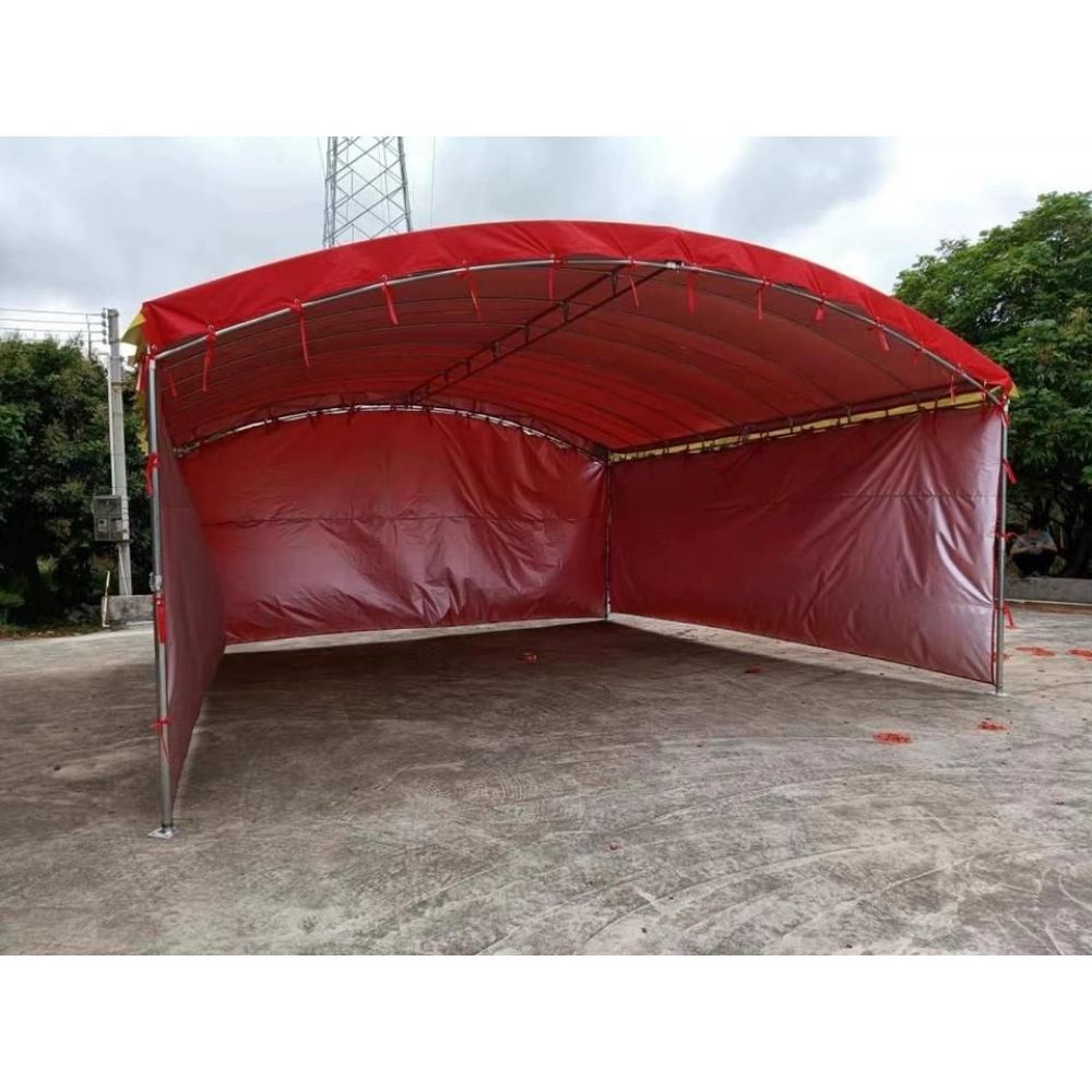 조립식 차고 야외 천막 주차장 이동식 캐노피 차고지 3x3m 프레임+두꺼운 천