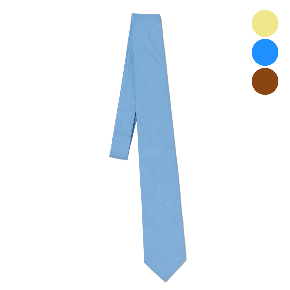 오라리 우먼즈 넥타이 WASHED FINX TWILL TIE - 상품 이미지