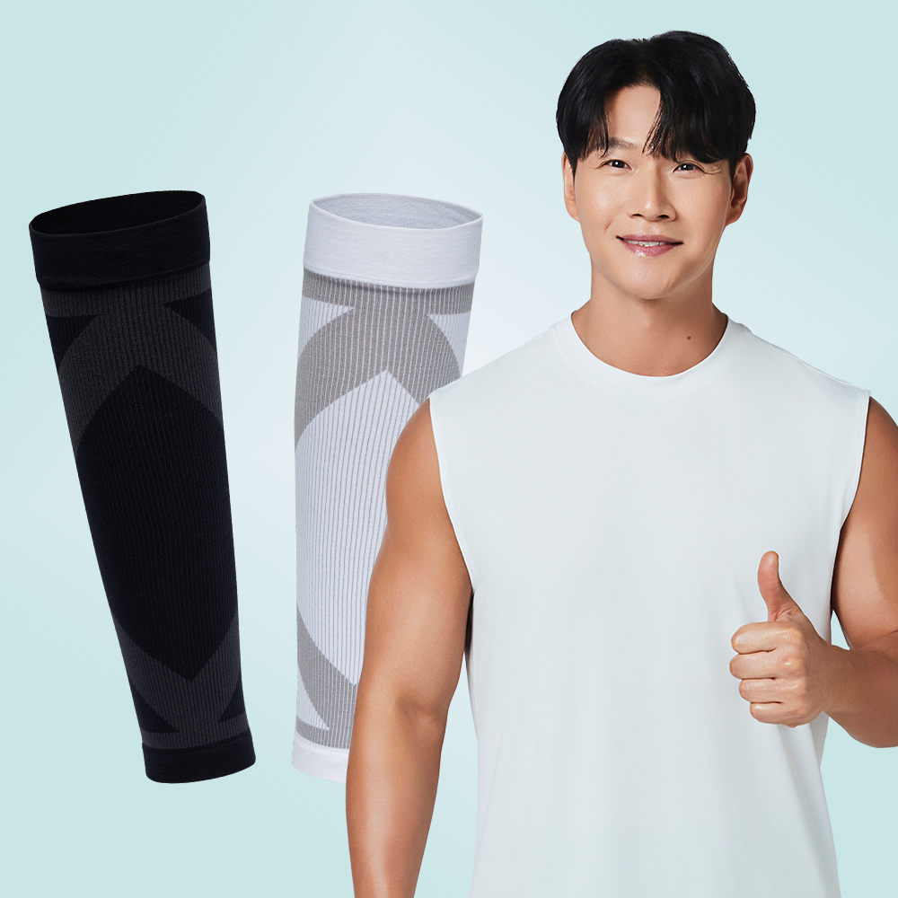 [2세트 셀버린 압박 카프슬리브] 러닝 마라톤 크로스핏 등산 종아리압박밴드 - 상품 이미지