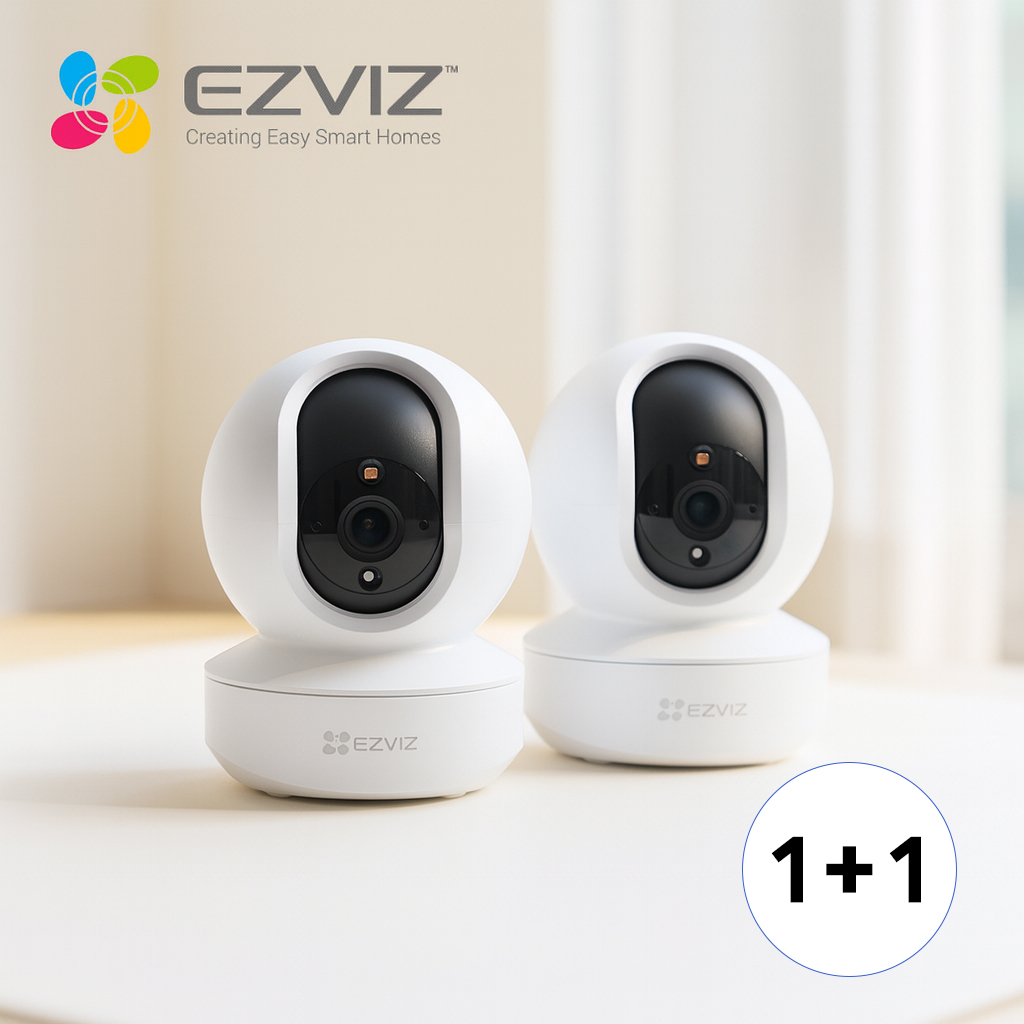 1+1 홈캠 400만 화소 무선 CCTV 홈캠 펫 카메라 반려동물 애견 가게 사무실 - 상품 이미지
