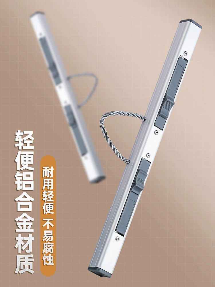 신문걸이 클립 진열대 신문철 선반 집게 도서관 철제 35cm 단품 알루미늄 신문 클립 포함 - 상세 이미지 2