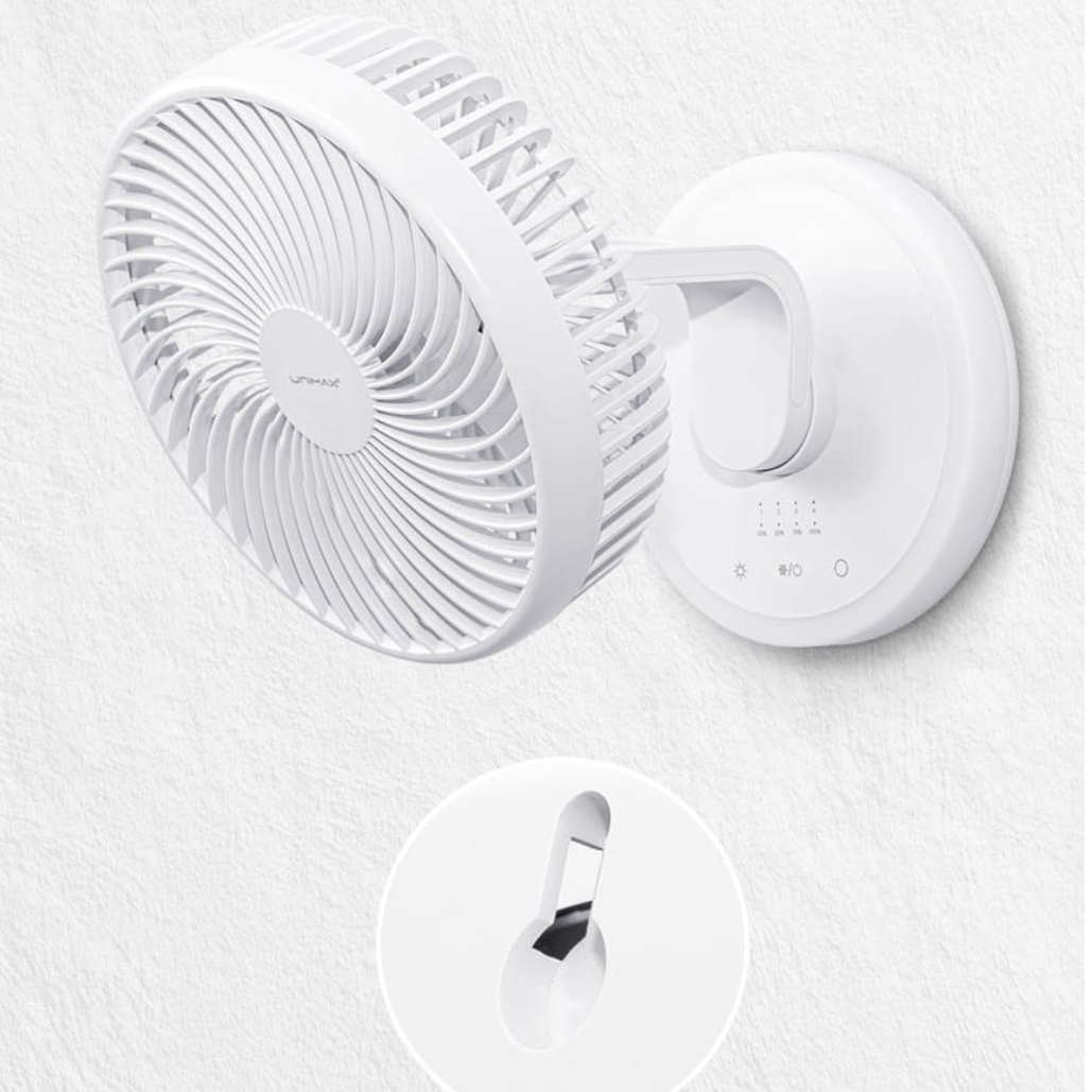 무선 소형 벽걸이 선풍기 벽걸이용 주방용 선풍기 화장실 주방 선풍기 - 상품 이미지