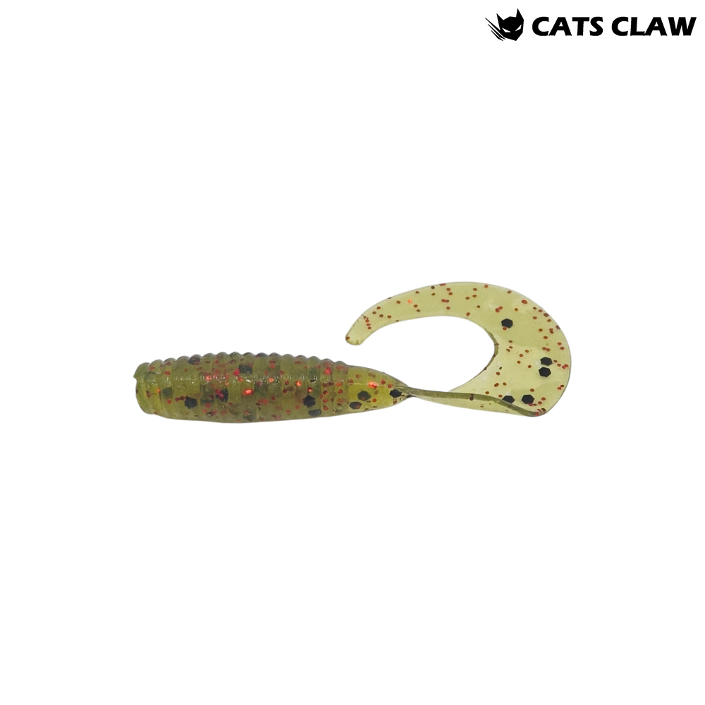 캣츠크로우 씨그럽 우럭웜 광어캐스팅 배스웜 026 워터멜론 레드, 5cm(2인치) - 상품 이미지
