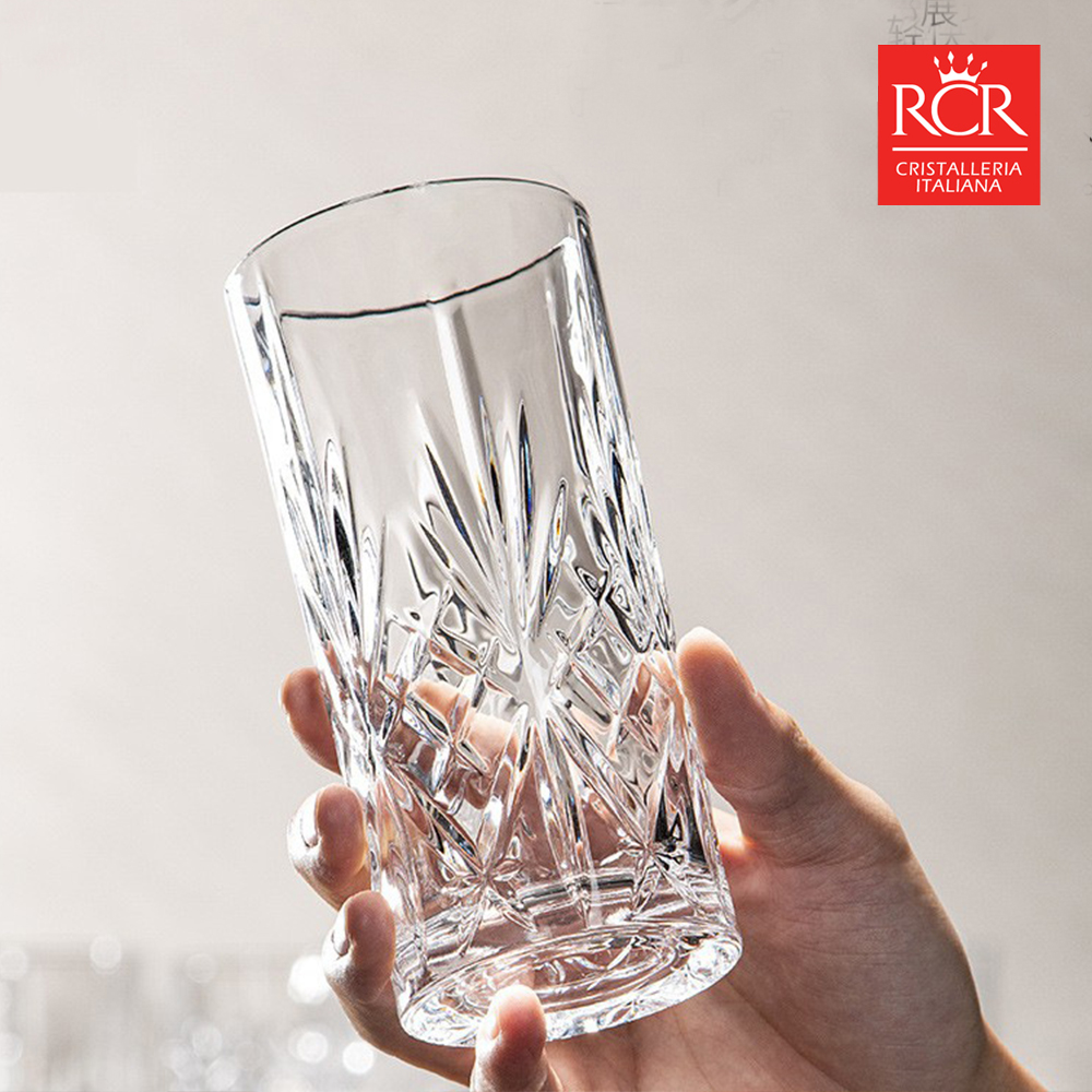 RCR 크리스탈 위스키잔 고급 술잔 선물세트 6P 360ml, 6개, 멜로디아 하이볼잔